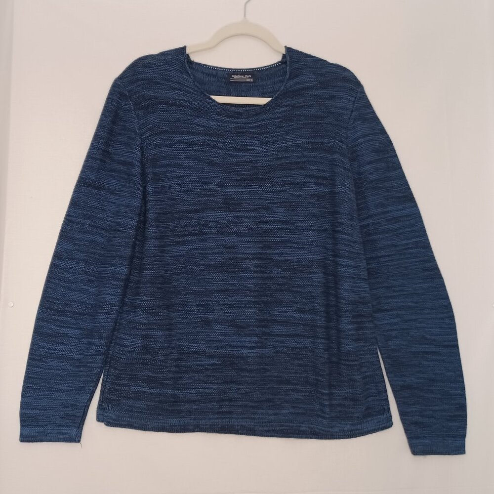 Men's Collezione Man Premium Clothing Co. Navy-Blue‎ Sweater US Size Medium